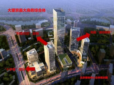 綠地中心260米高鄰阿里巴巴，豪裝覽京城美景，同比銀泰霄8大